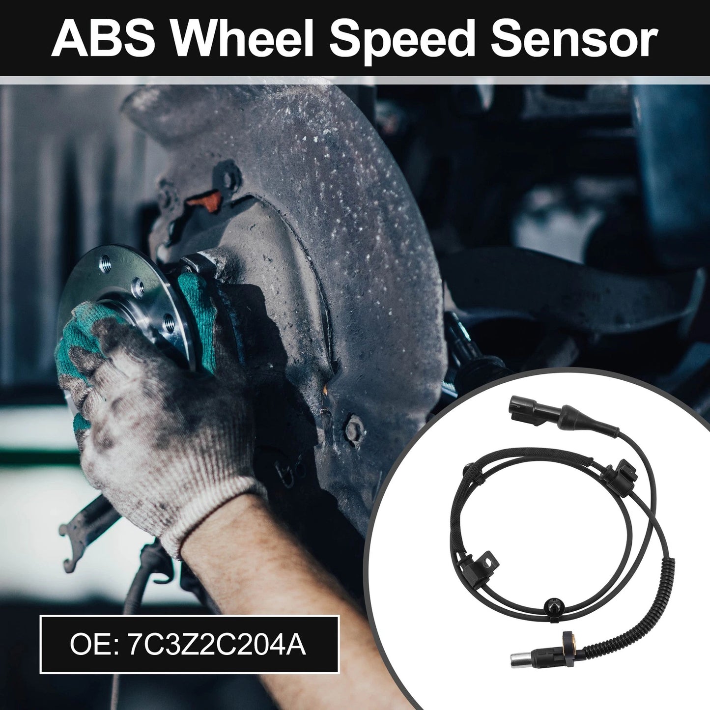 ABS Wheel Speed Sensor No. 7C3Z2C204A for Ford F-250 Super Duty (2007–2010)