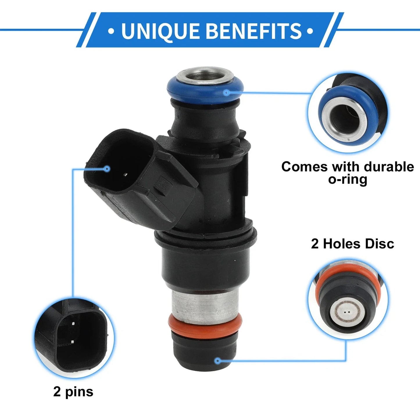 Fuel Injector 1 x No.12586557 for Chevrolet Malibu 3.5 (2004-2006)