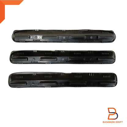 Black Bonnet Hood Vent Grille Inserts for Nissan Navara D21 (1986-1997)