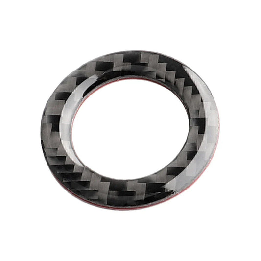 Carbon Fiber Start Stop Switch Trim Cover for Ford Mustang (2009-2013)