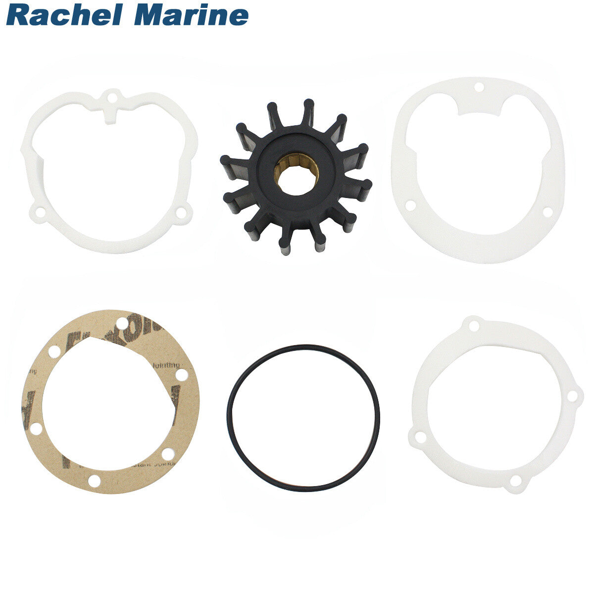 Impeller Repair Kit for Jabsco Raw Sea Water Pump (Fits Various Models)