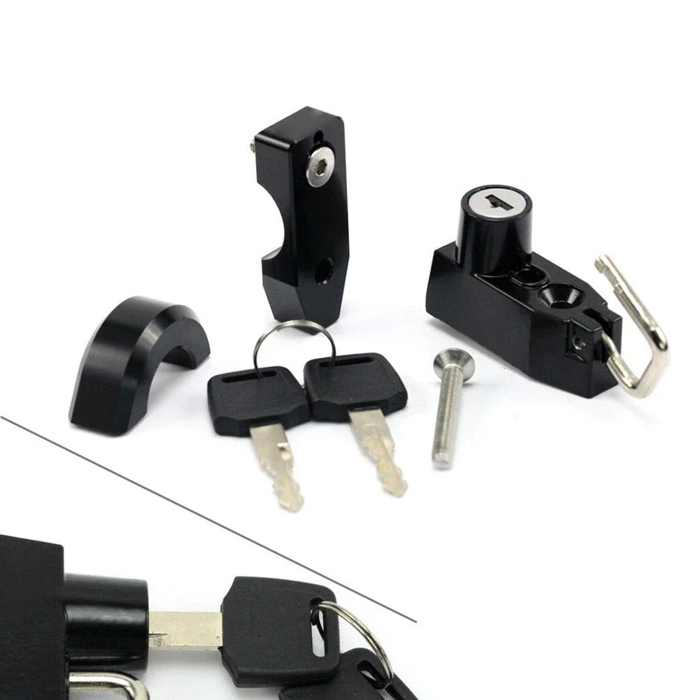 25mm CNC Handlebar Helmet Lock w/Keys for HARLEY-DAVIDSON XL 883 1200