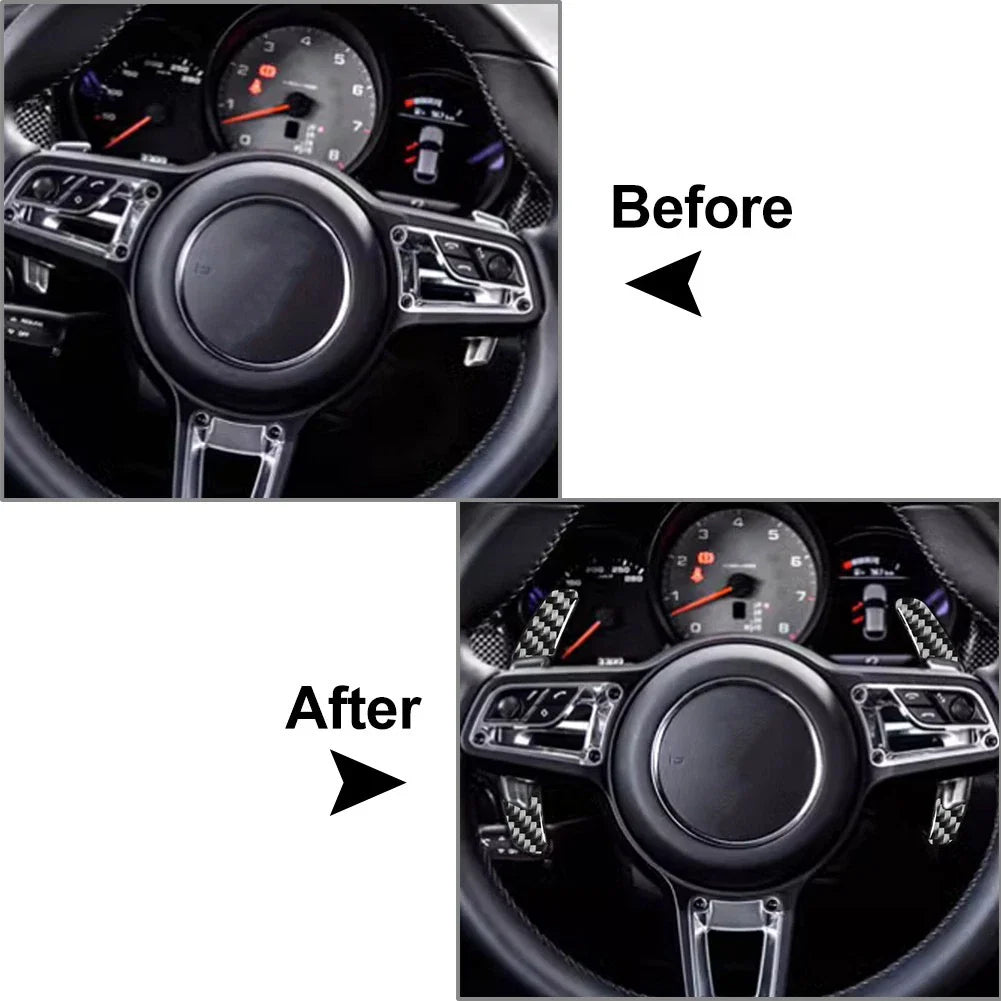 Steering Wheel Paddle Extensions for Porsche Panamera Cayenne 911 (2010-2023)