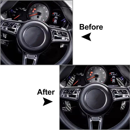 Steering Wheel Paddle Extensions for Porsche Panamera Cayenne 911 (2010-2023)