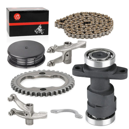 Camshaft & Rocker Arm & Cam Timing Gear for Honda FourTrax 250 TRX250X (1987–1992)