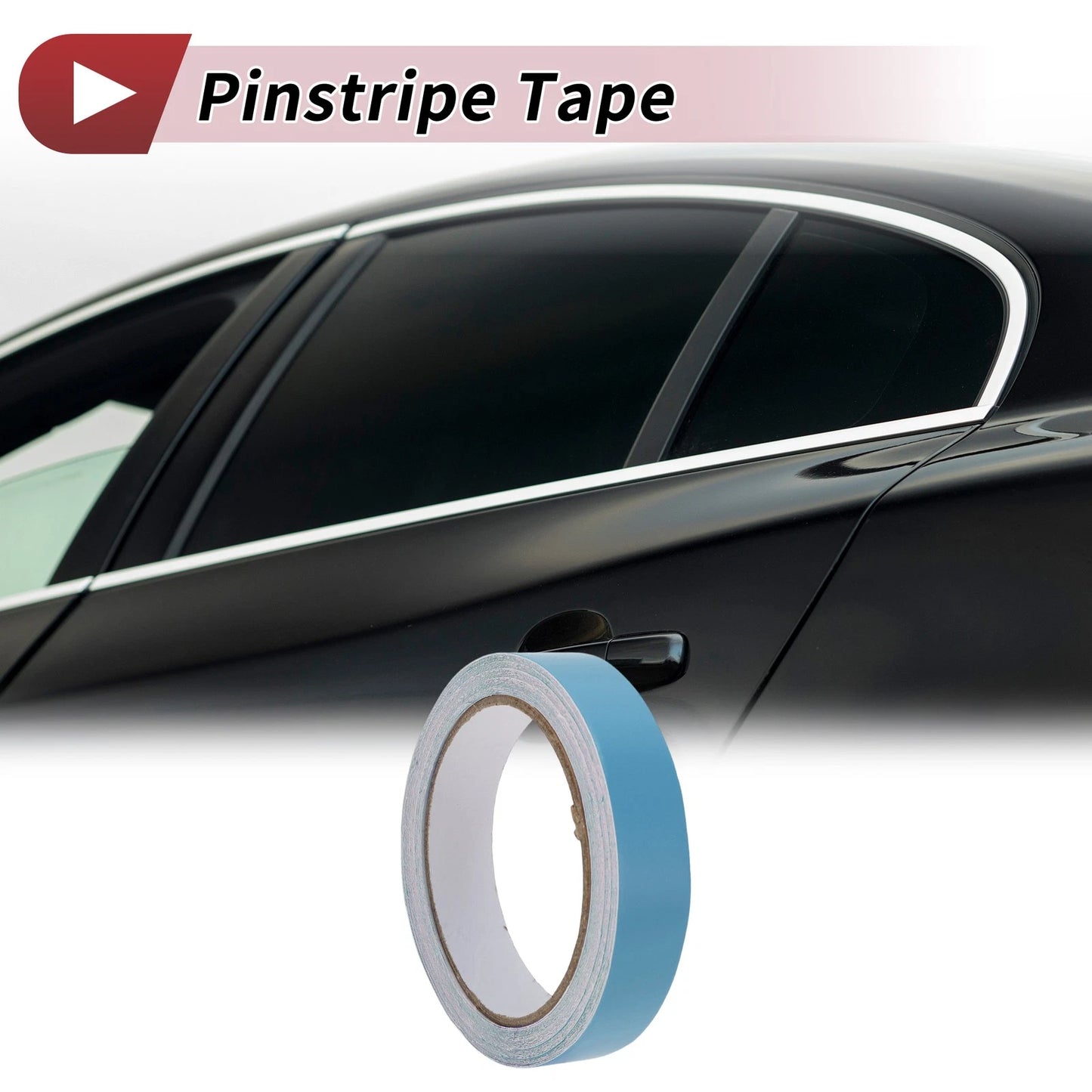 Pinstripe Tape 25mm x 10m for Car Motorcycle Boat Matte Light Blue (1 Pc)