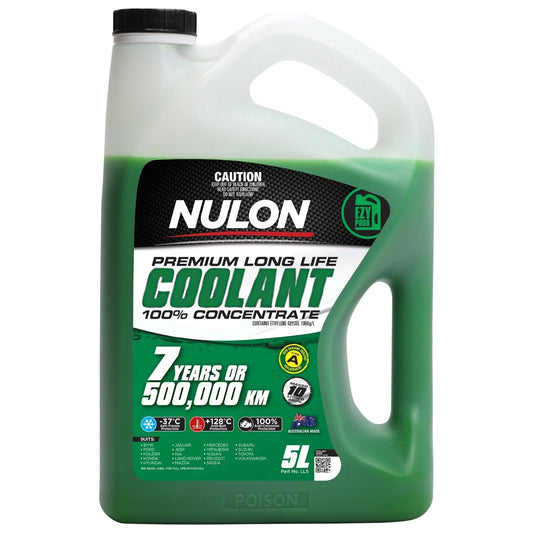 Coolant 5L Green Premium Long Life 100% Concentrate