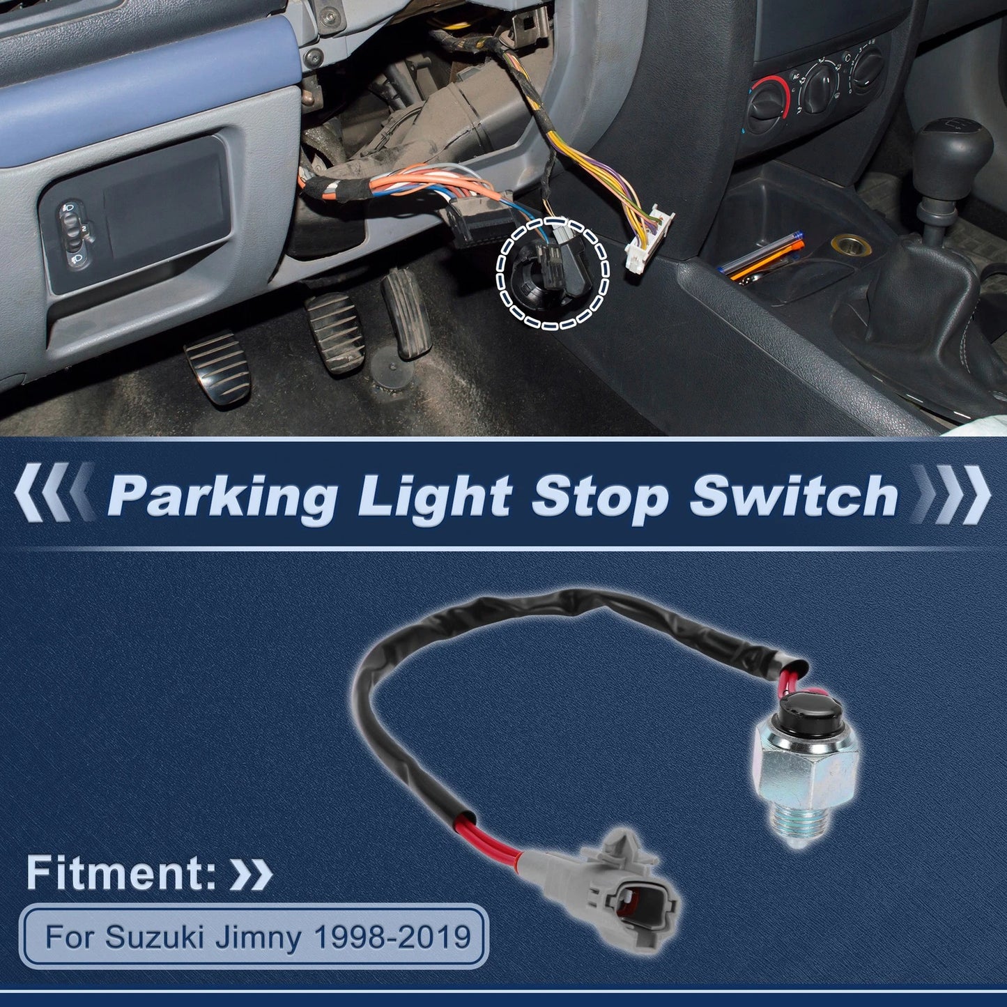 Brake Light Switch for Suzuki Jimny (1998–2023) 3763076J20