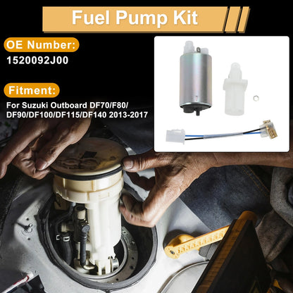 Fuel Pump Set for Suzuki Outboard DF70/F80/DF90 (Replaces 1520092J00)