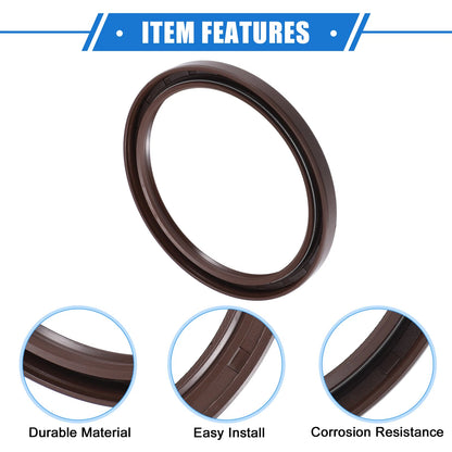 2X Engine Crankshaft Oil Seal for Toyota Sienna (1998–2015) Rubber