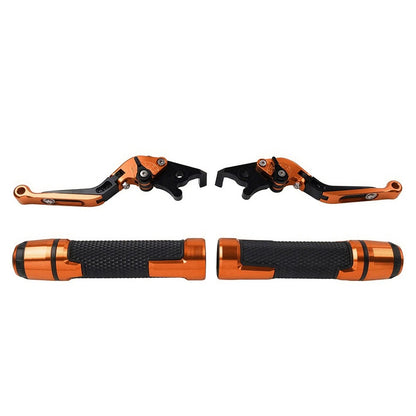 Adjustable Brake Clutch Lever Grip Set for Yamaha YZF R3 MT-03 (2015–2023)