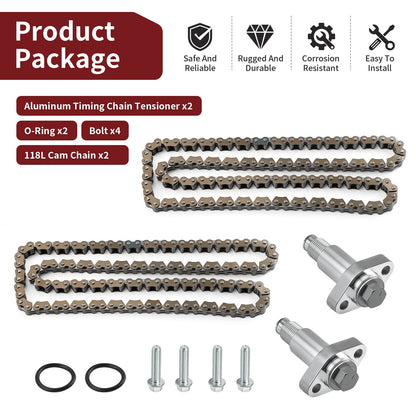 2X Cam Timing Chain Tensioner Kit for Can-Am Commander Max 1000 (2011–2023)