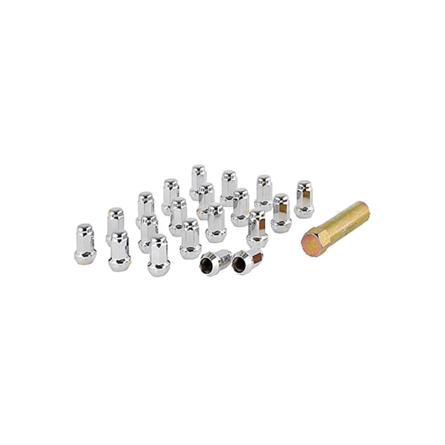 Set of 20 Chrome Alloy Wheel Lock Nuts for MX-5 NA/NB (1989–2005)