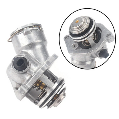 Engine Coolant Thermostat Assembly w/ Sensor for Benz C300 C350 E350 (2008-2015)