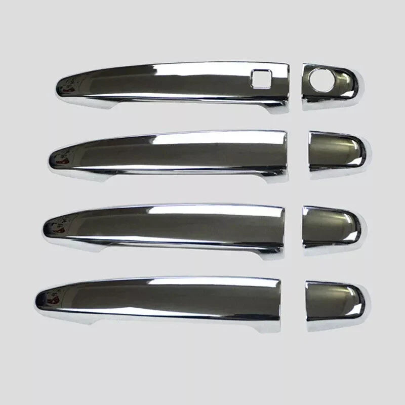 8pcs Car Door Side Handle Chrome Cover Trim for Toyota Highlander (2008-2013)
