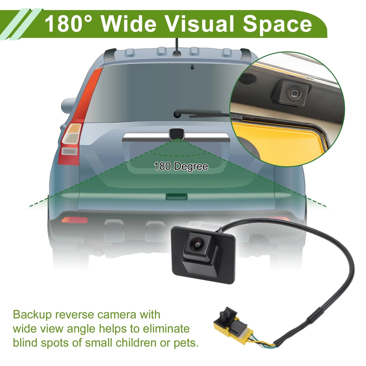 Rear View Camera for Kia Optima (2011–2012) 120-180 Degree