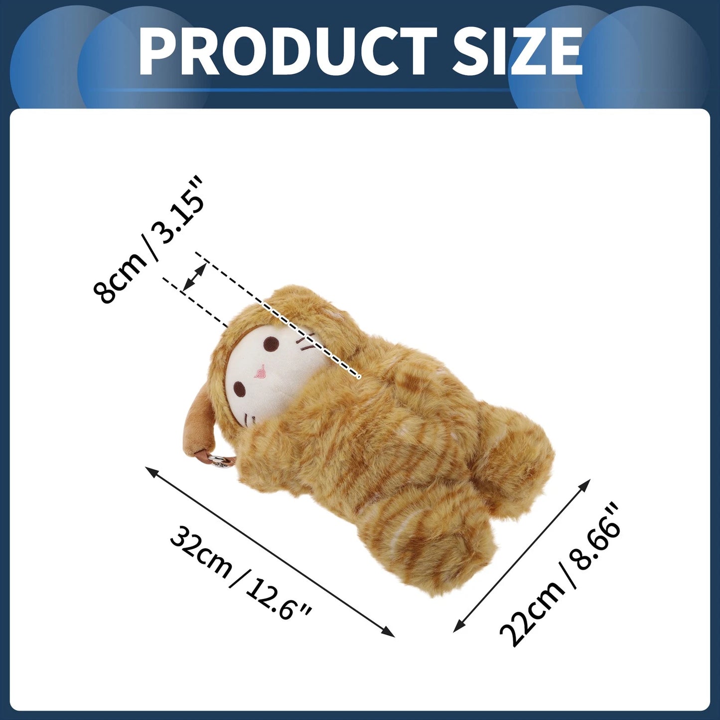 Tissue Holder for Car (12.6"x8.66"x3.15", Light Brown)