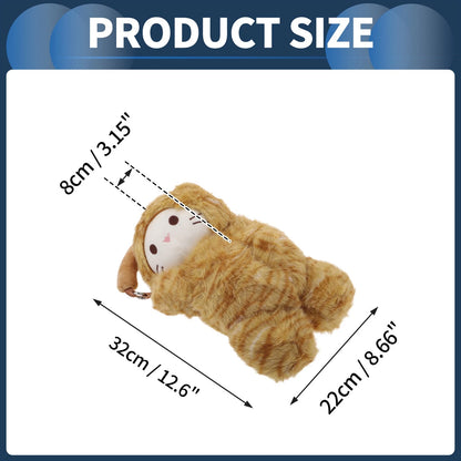 Tissue Holder for Car (12.6"x8.66"x3.15", Light Brown)