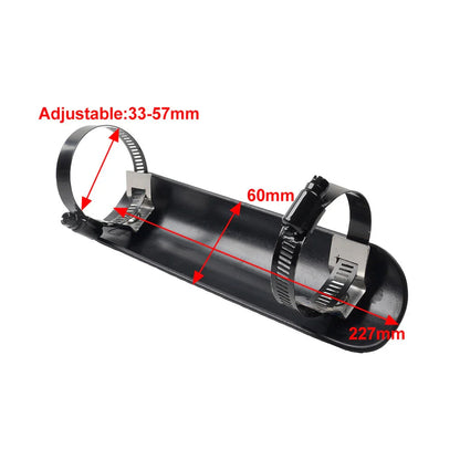 Black Exhaust Muffler Pipe Heat Shield Cover for Motorcycle Universal