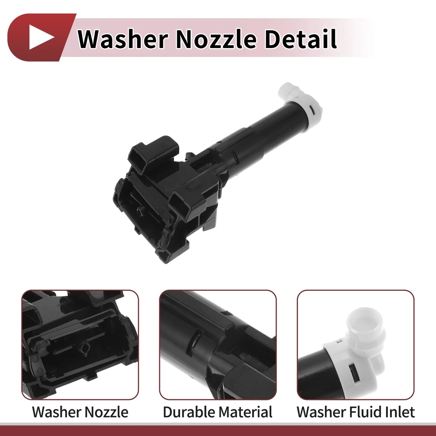 Front Passenger Side Headlight Washer Nozzle for Lexus RX350 (2007–2015) No. 8520748060