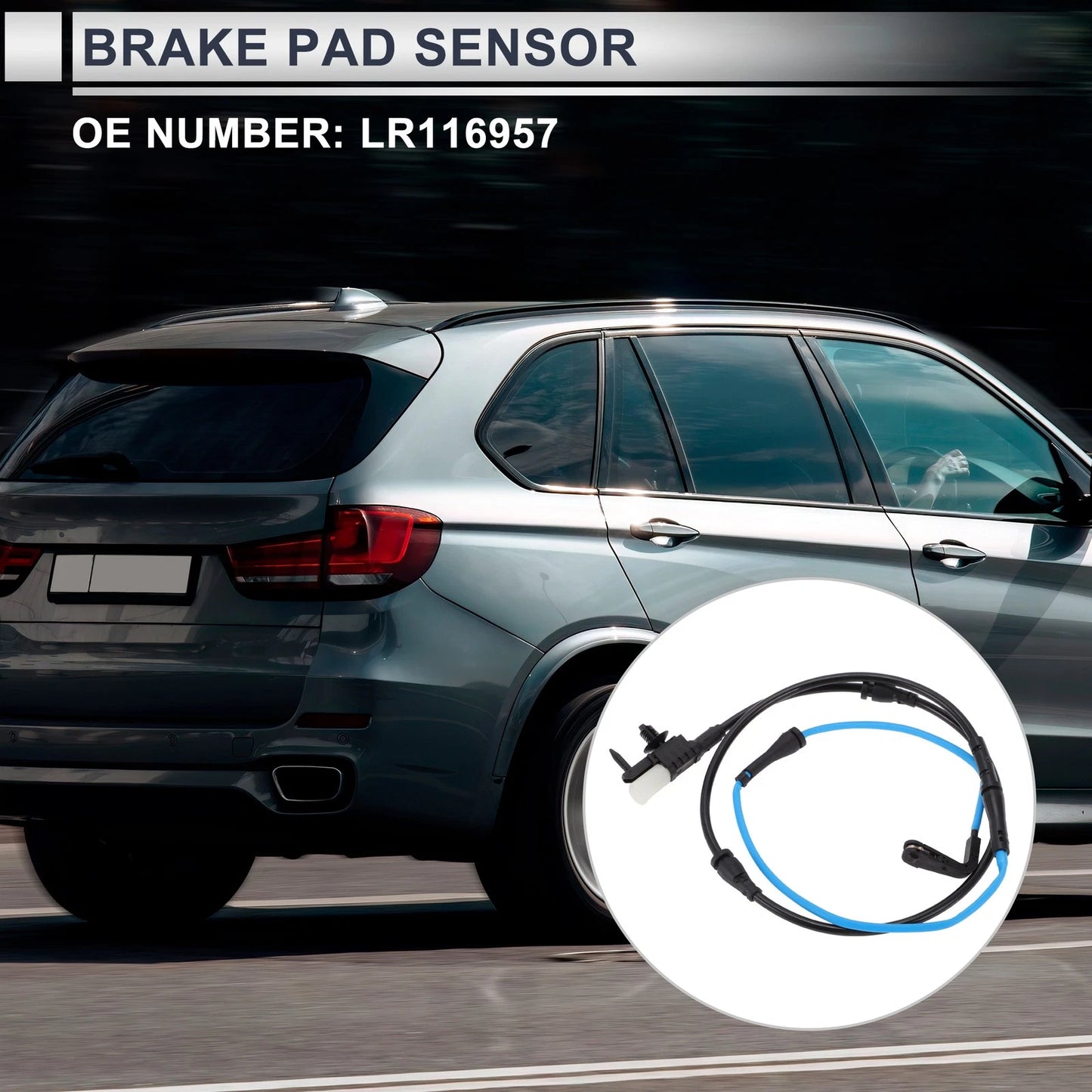1pc Brake Pad Wear Sensor for Jaguar F-Pace (2019–2023) LR116957