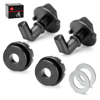 2X Hood Latch Toggles Grommets Washer Kit for Polaris RZR S 800 (2011–2019)