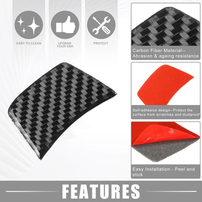 Carbon Fiber Steering Wheel Cover for Audi A4 B8 (2008–2015)
