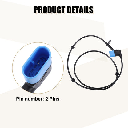 Set of 2 Rear ABS Wheel Speed Sensors for Mercedes-Benz (2465400417)