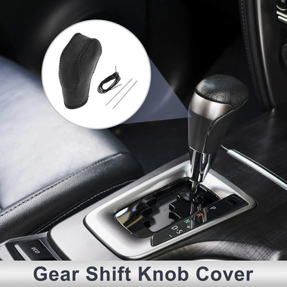 1 Pc Pebbled Gear Shift Knob Cover Black for Ford Fusion (2013-2016)