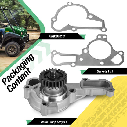 Water Pump with Gaskets for Kawasaki Mule 2500-4010 (1998–2009)