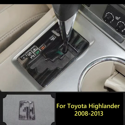 1X Wood Grain Center Console Gear Shift Panel for Toyota Highlander (2008-2013)