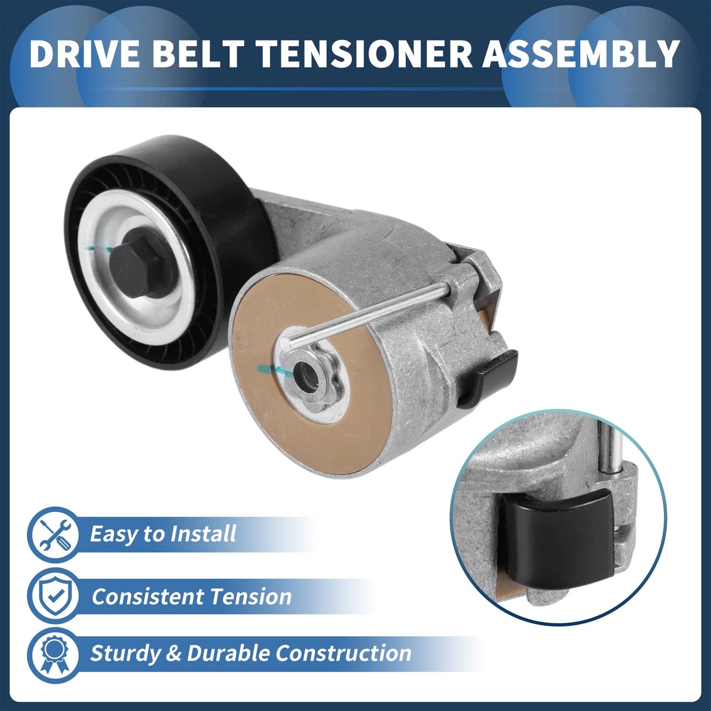 Belt Tensioner Drive for Chrysler Delta (2011) No. 46782739/55191969 Metal