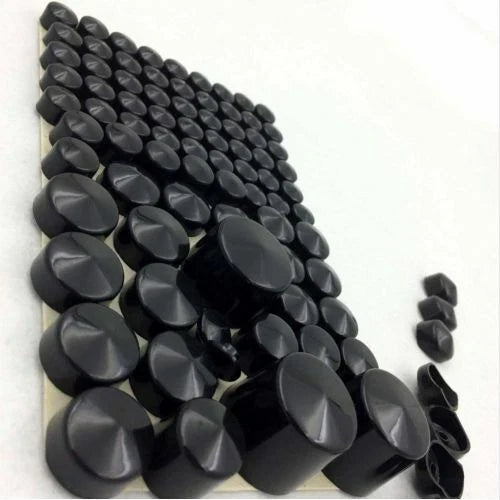 Bolt Caps for Harley Softail Twin Cam 2000-2006 Black