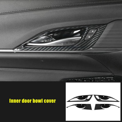 26x Carbon Fiber Interior Accessories Cover Trim for Cadillac CT4 (2020–2023)