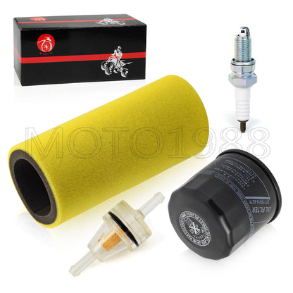 Air Filter Foam, Oil Filter & Spark Plug for Yamaha Rhino 450 (2006–2009)