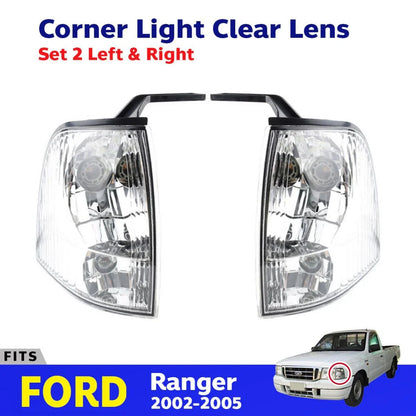Corner Light Indicator Lamp Pair Fits Ford Ranger Thunder XL Pickup 2002-05 D06