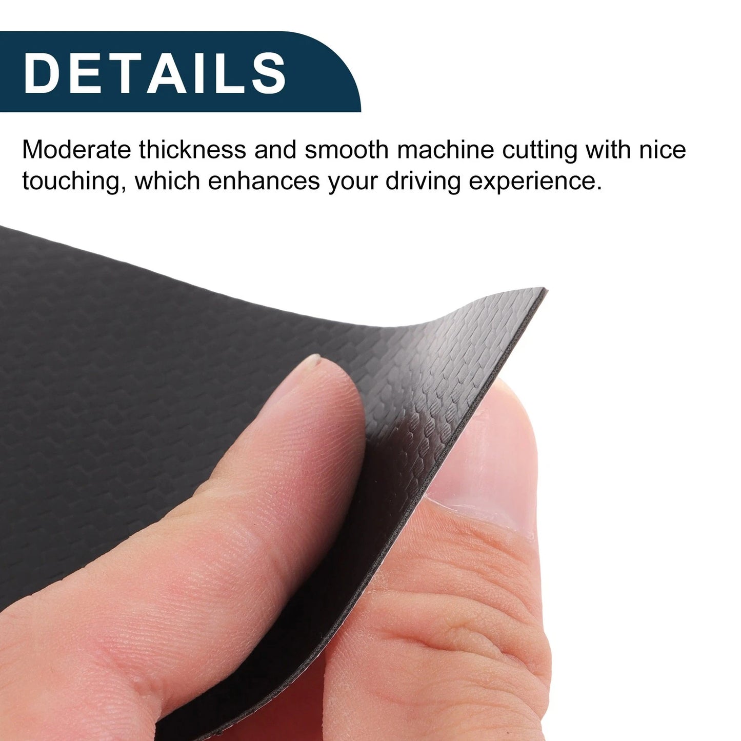 Set of 4 Leather Anti Kick Pad Stickers for Nissan Kicks (e-POWER)