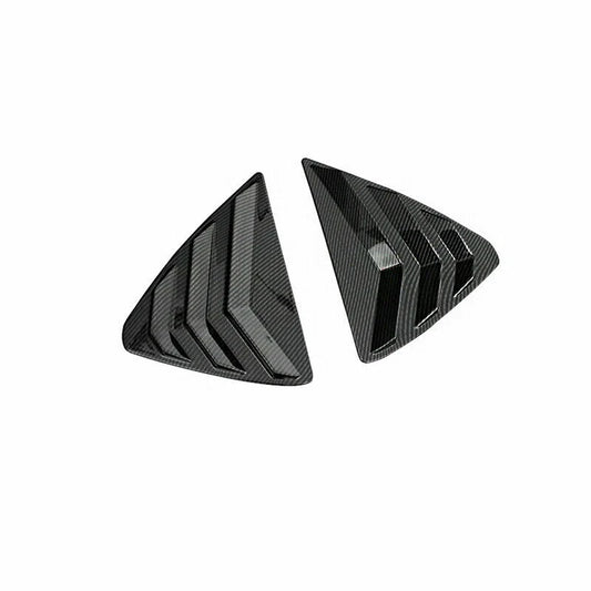 Carbon Fiber Side Window Louver Shutter Cover Trim for Mazda CX-5 (2017–2021)