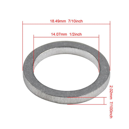 Set of 6 Oil Drain Screw Gaskets for Yamaha Outboard (4-Stroke)
