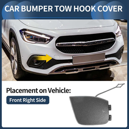 Front Bumper Tow Hook Cover for Mercedes-Benz W247 (2019-2023) Mountain Gray