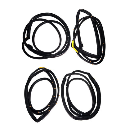 Set of 2 Rear Door Weatherstrips for Toyota Corolla (1991–1998)