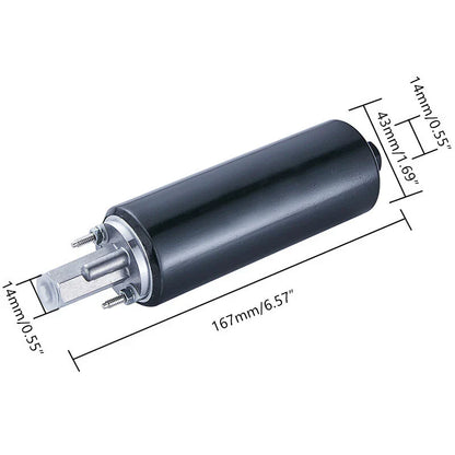 Inline TI 255LPH High Pressure EFI Fuel Pump for LS