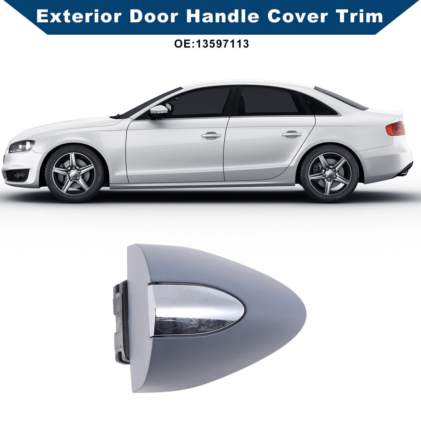 Exterior Door Handle Cover Trim for Buick LaCrosse, Enclave (2017–2019)