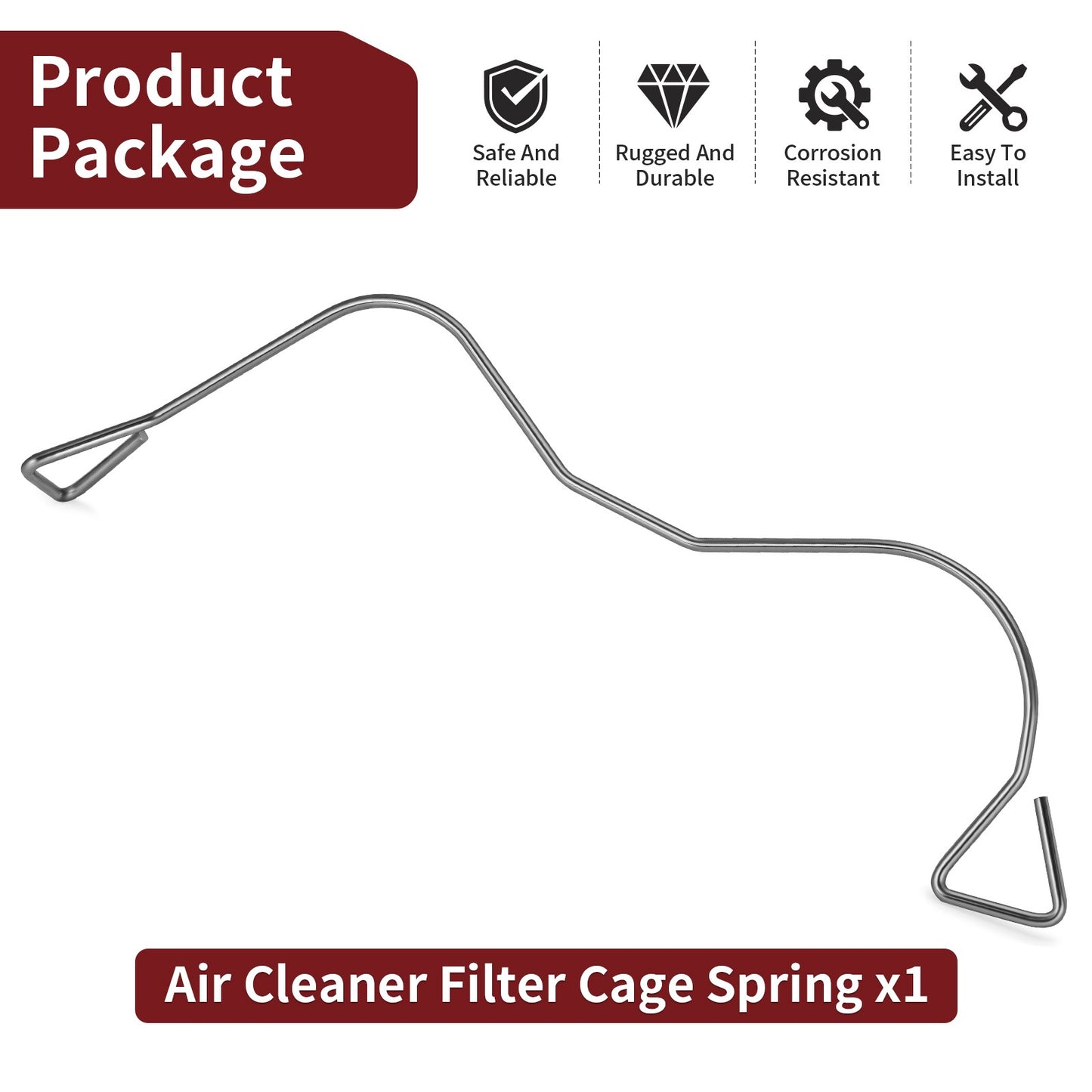 Air Filter Holder Spring for Suzuki DR-Z400/E/S/SM/SL (2000–2024)