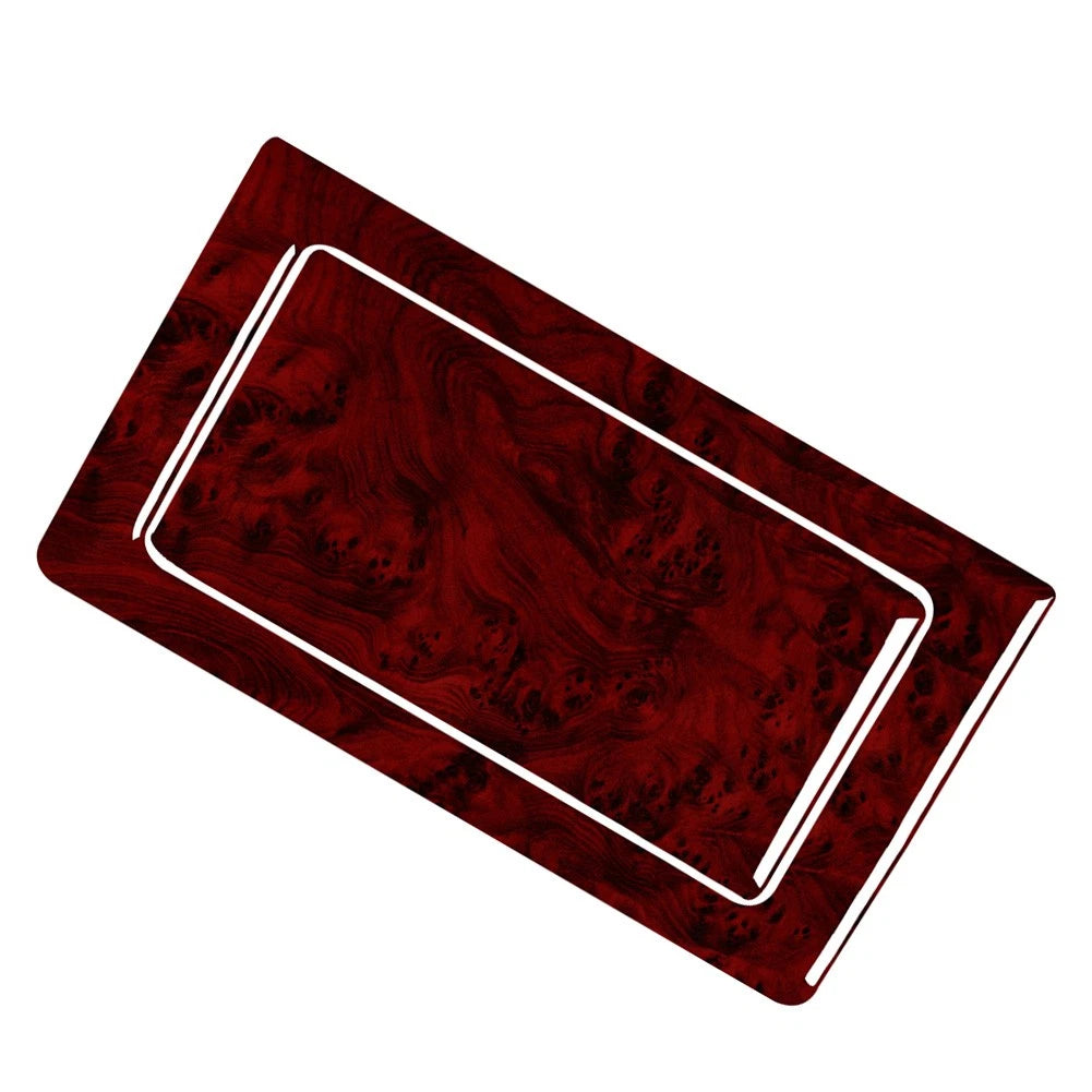 Red Wood Grain Rear Storage Box Panel Cover Trim for BMW 3 Series E36 (1994–1996)