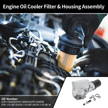 Oil Filter Housing with Sensor for VW Beetle Golf Rabbit (2006–2010)