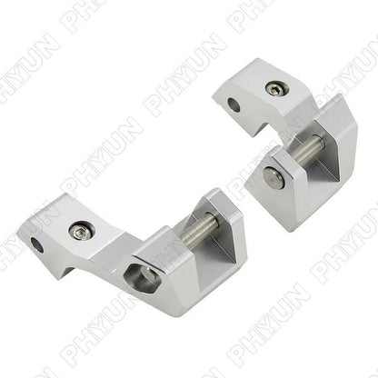 Motorbike Passenger Footrests Lowering Kit Silver for BMW R 1200 RT LC 1250 RT