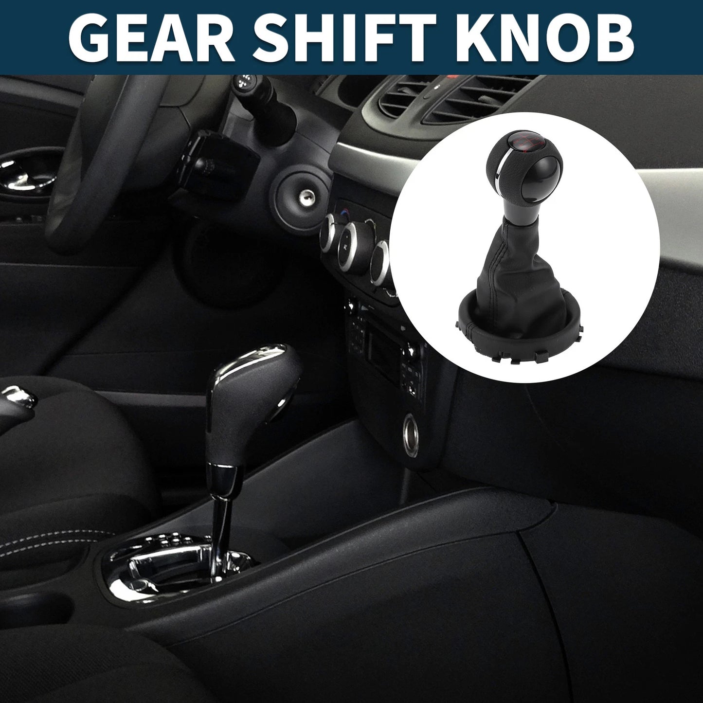 6 Speed Manual Gear Shift Knob w/ Cover for Mini Cooper F55 F56 (2014–2023)