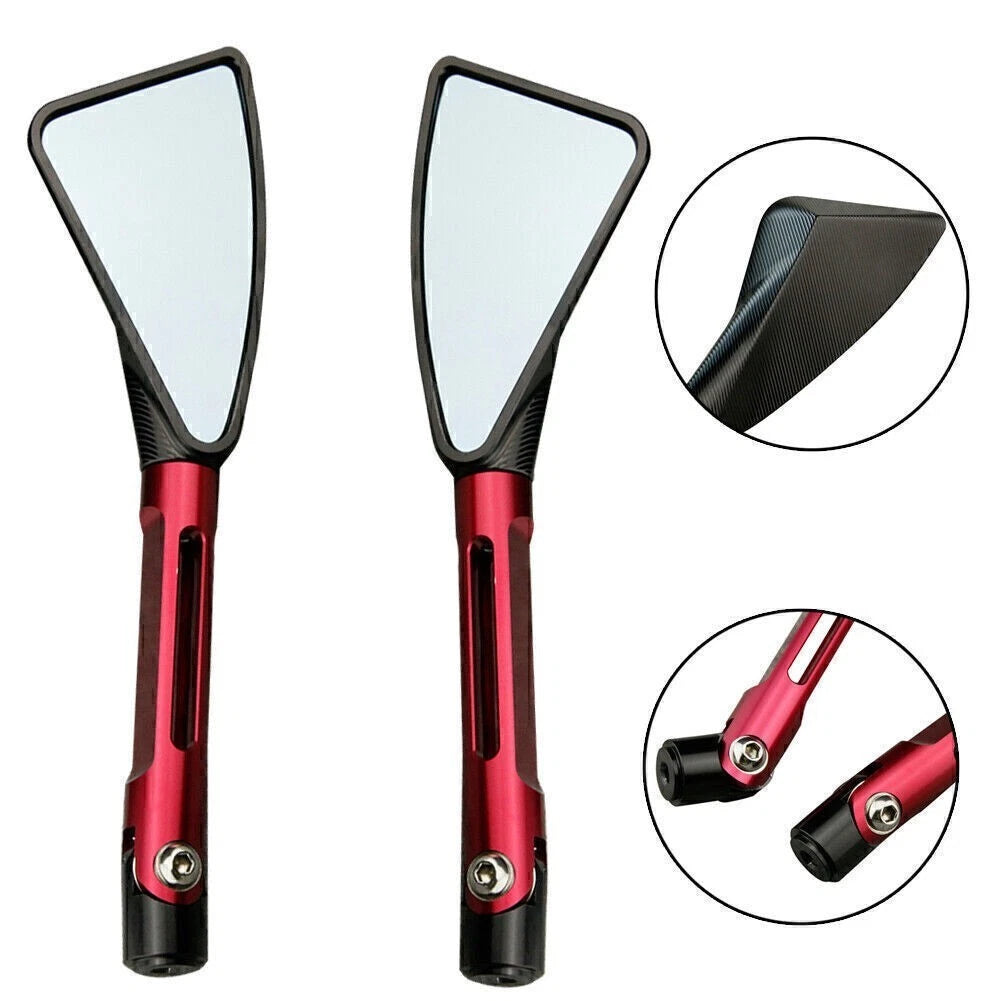 CNC Aluminum Rear Side Mirrors for Kawasaki Ninja ZX9R & ZX6R (1999–2003)