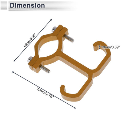 Set of 1 Arc Aluminum Alloy Motorcycle Hanging Hook for Universal Use